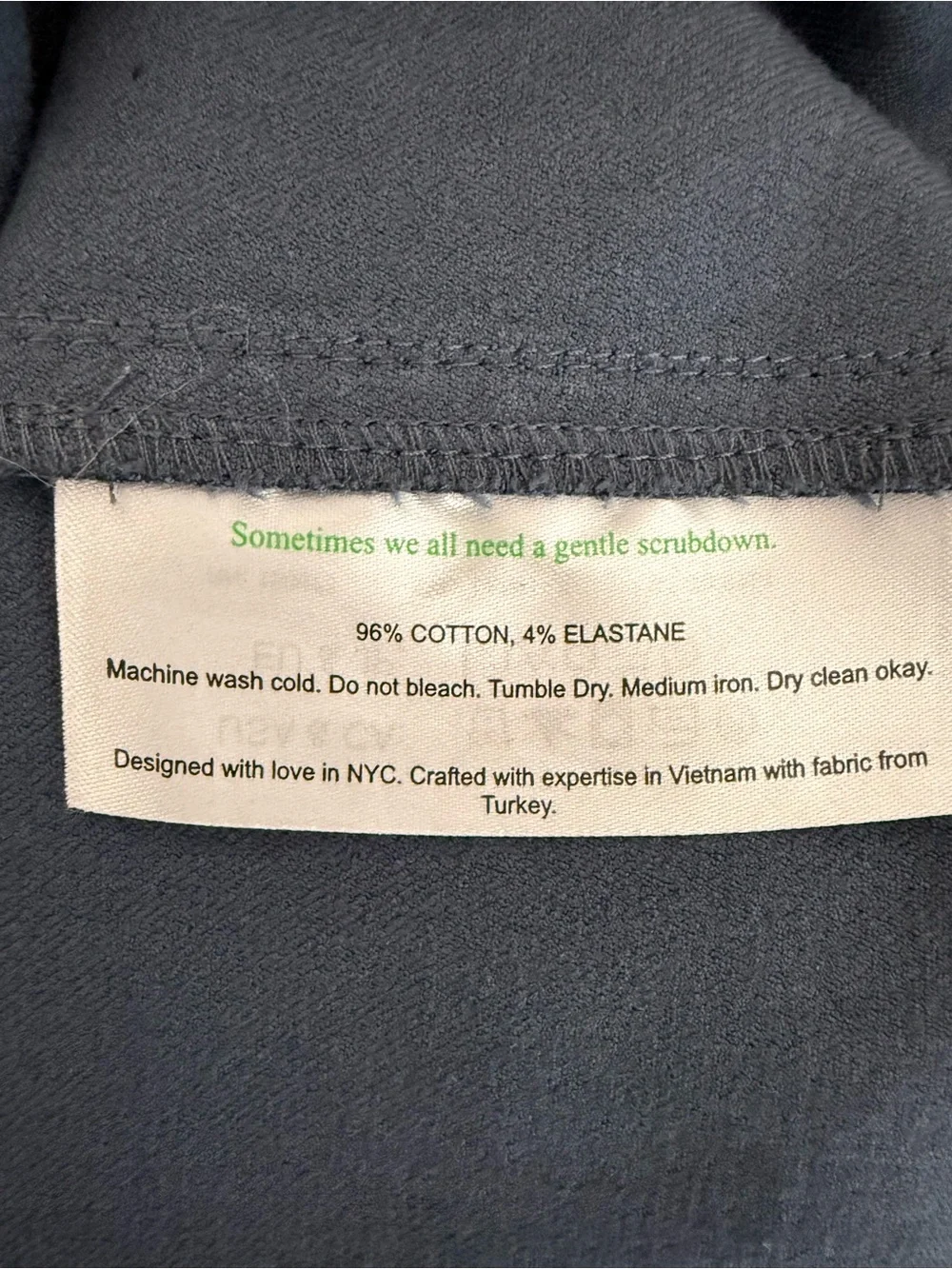 M.M.LaFleur The Anna Jacket Eco Better Than Denim Dusty Indigo Blue Size 4